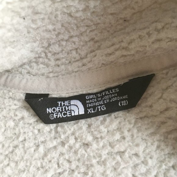 The North Face ivory sherpa fleece XL (18) - Picture 6 of 14
